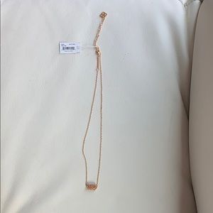 NWT Kendra Scott Rose gold necklace